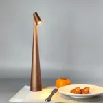 XERGY Plastic Cordless Cute Mushroom Table Lamp, 1200 Mah USB Rechargeable Battery, 3 Lighting Levels, Touch Control, Night LED Light For Bedroom, Office, Or Living Room, White