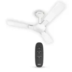 Havells 1200mm Enticer BLDC Prime Ceiling Fan | Compatible with Regulator & Remote, 5 Star, 100% Copper, Breeze, Sleep Mode, Timer| Upto 55% Energy Saving, High Air Delivery |