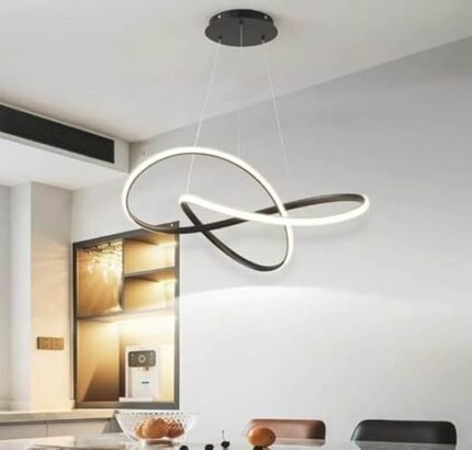 LED Chandelier Light for Living Room Ceiling, Hanging Light for Dining Table, Hanging Light for Home Decoration, Jhumar/Jhoomer for Hall Ceiling (Cool, Warm and Natural White)