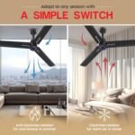 POLYCAB Wizzy Neo LED 1200mm 5-Star BLDC, Remote Ceiling fan for Living Room | 8 Purple LED Speed Indicator | High Air Delivery, 25 Speed Control,Free Installation | 4-yr...
