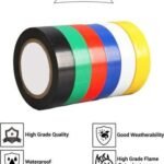 8 Meter Self Adhesive PVC Electrical Insulation Tape-Colored Pack of 30 Pieces (Assorted Color)