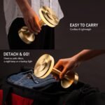 NYRWANA Table Lamp | 2000 mAh Battery | Lamps for Bedroom, Night Lamp for Bedroom & Living Room, 3 Colour Touch Control, Wireless Charging, Diwali Gifts for Family & Friends - Metal (Gold)