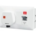 Havells DBOXx MCB Protected Socket PVC Plastic Base Model (White)