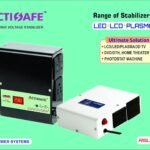 ACTISAFE ASL0318 Automatic Voltage LED Display Wall/Floor Mounted Stabilizer for one LCD/LED TV up to 32 inch &DVD/DTH(Glossy White) (Working Range: 150-290Vac)