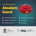 V-Guard VGSD 50 Smart Stabilizer for Refrigerator up to 300 Litre | Advance Overheat Protection | 2 A Capacity | Convenient LED Indicator | Cherry Red (Working Range:130-290 VAC)