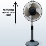 Squaircle (Deal Never Come with 5 Year Warranty) Pack of 3 Adjustable Toofan High Speed Farrata Stand Fan For Birthday, Party, Wedding etc (12 Inches)