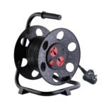 MX extension cable reel drum for ev charger Retractable extension reel 25 meter industerial extension board drum 3 pin 2 universal socket + 6 amp + 32 amp mcb switch