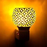 PANCA Ceramic Star Camphor Diffuser for Home,Night Lamp,Electric Camphor Burner, Kapoor Dani,Aroma Incense Burner, Home Accessories,Gift,Electric Dhoop Dani for Home (Set of 1, Ceramic)