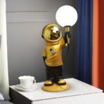 Smartway® - Luminex Astronaut Modern LED Table Lamp for Study Table| Living Room| Bedside Desk| Home Décor| Nightstand & Office Lamp + G9 3 Color LED Bulb Included