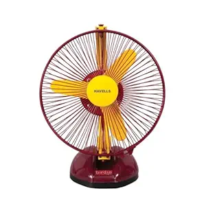 6-2.webp Havells Birdie 230mm Personal Fan (Yellow Maroon) - Image 1