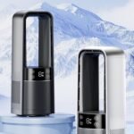 less Desk Fan with Light Portable Air Conditioner for Dorm Table Office