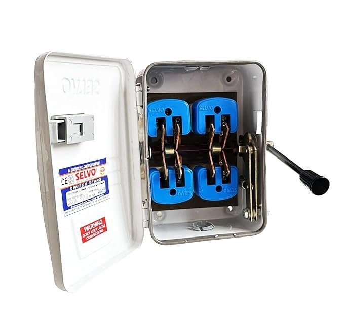 a14-1.jpg SELVO 32 Amps 240 Volts Offload Double Pole Changeover Switch - Image 1