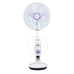 Bajaj Nuvo 400 MM Table Cum Pedestal Fan For Home | Silent BLDC Motor | Remote Control Operation | 2 Yrs Warranty 【Plum Purple】