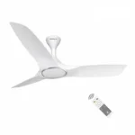 Havells Stealth Air BLDC 1200mm Ceiling Fan| Upto 55% Energy Saving| Silent & Premium| 5 stars Rating| 100% Copper Motor| RF Remote, Memory Backup, Timer| (Pearl White, Pack Of 1)