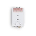 V-Guard Brio 6 Litre LPG Gas Geyser for Bathroom | 9-Layer Advanced Safety | Summer-Winter Mode | Flame & Water Control Knob | Child Safety Lock | White