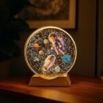 Desidiya Acrylic Astronaut Boy Table Night Light, 3D LED Desktop Lamp for Bedroom Decor, Playroom Kids Room Decoration, Corded Electric Home & Office Decor Item for Boys & Girls, Bedside Lamp