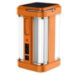 Boosty® Plastic 24 Energy 4 Tubes 360 Degree Hi-Bright Lantern with Solar and Rechargeable Electric Emergency Light (Multicolor)